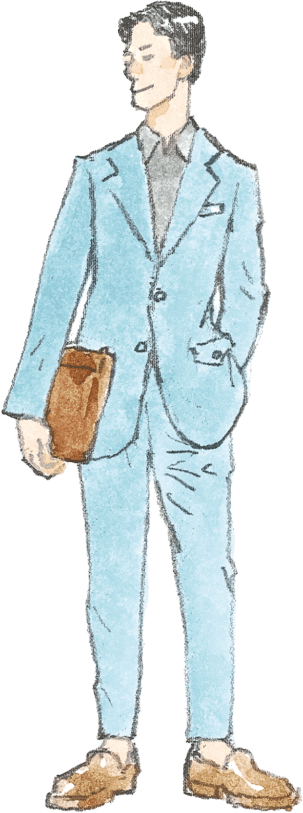 スーツの男性のイラスト
